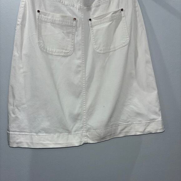 Boden White Denim A-Line Skirt – Size 4L - Picture 7 of 11